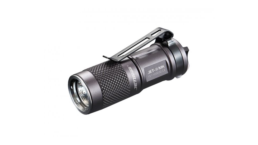JETBeam JET-II MK LED Flashlight - 510 Lumens, Gray, JETBEAM-JET-II-MK
