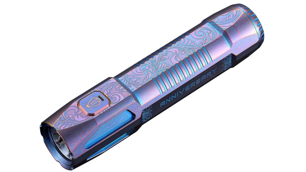 JETBeam Jet ST Limited Edition Titanium LED Flashlight, Purple, JET-ST