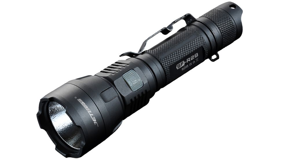 JETBeam SF-R28 Rechargeable LED Flashlight, Gray, SF-R28