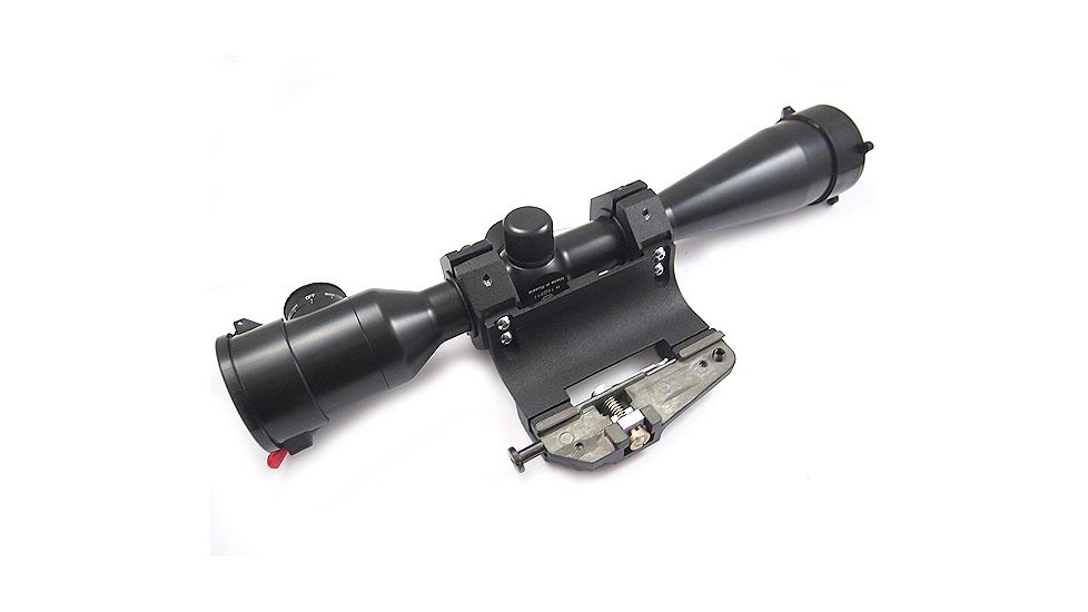 Kalinka Optics KOM 10x42 Illuminated 1000m Reticle Rifle Scope, Side Parallax, 47mm Universal SVD Mount, Black, GSKOM1042LP47