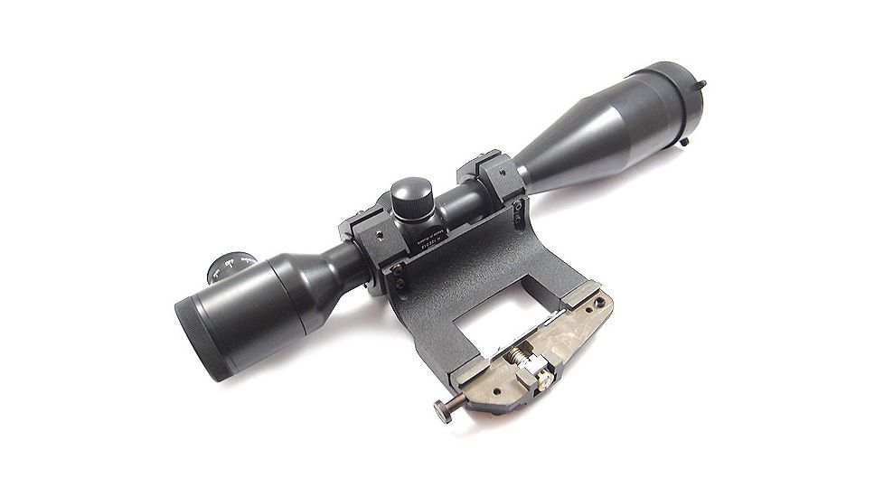 Kalinka Optics KOM 12x50 Illuminated LD Rifle Scope, Side Parallax, 65mm Universal AK and SVD Mount, Black, GSKOM1250LD65