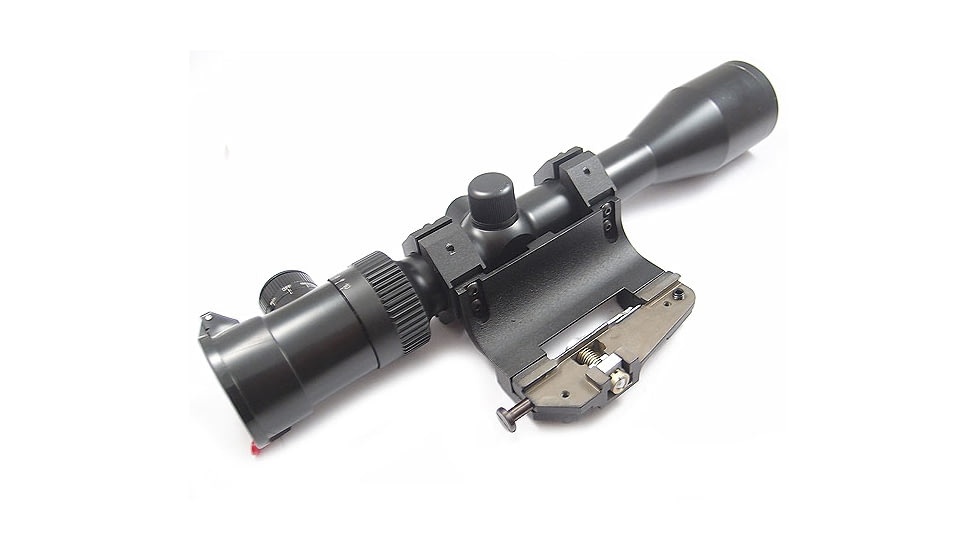 Kalinka Optics KOM 2-10x48 Illuminated LS Reticle Rifle Scope, 47mm Universal SVD Mount, Black, GSKOM21048LS47