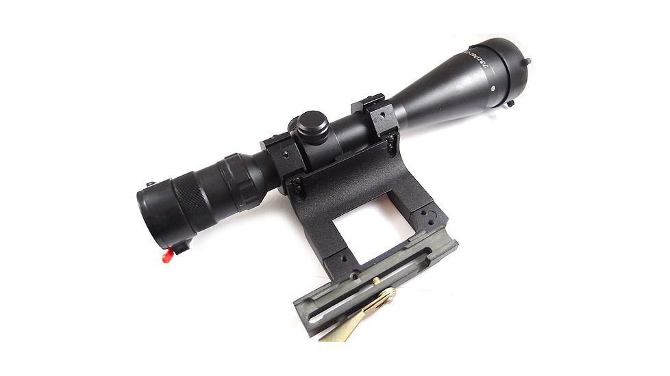 Kalinka Optics KOM 2-10x52 Illuminated 1000m Reticle Rifle Scope, 65mm Special VEPR and AK Mount, Black, GSKOM21052LP65V