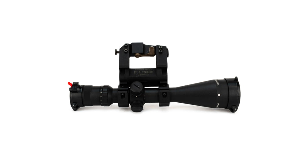 Kalinka Optics KOM 2-10x52 Illuminated 1000m Reticle Rifle Scope, 65mm Universal AK and SVD Mount, Black, GSKOM21052LP65