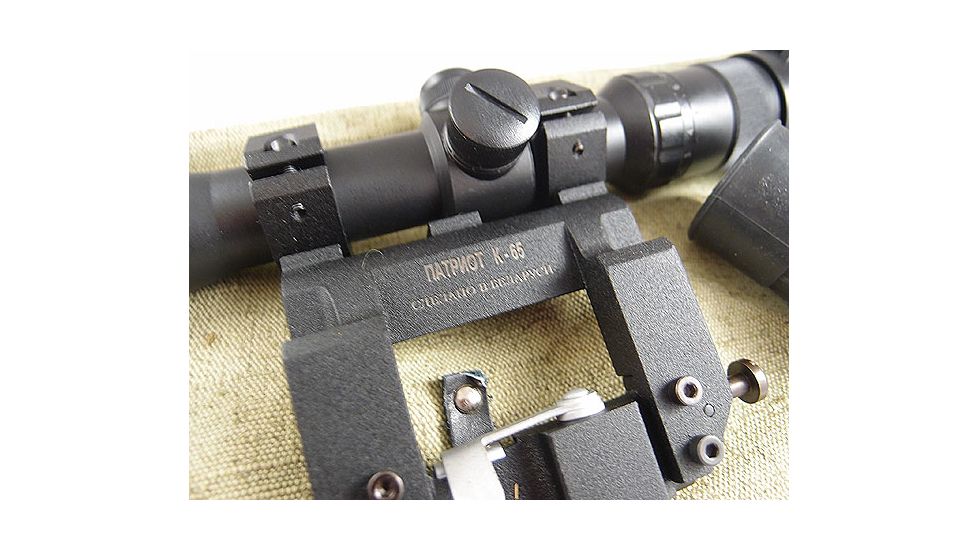 Kalinka Optics KOM 2-10x52 Illuminated 1000m Reticle Rifle Scope, 65mm Universal AK and SVD Mount, Black, GSKOM21052LP65