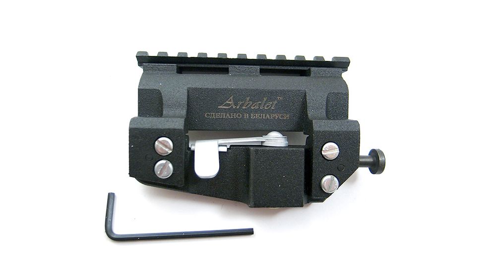 Kalinka Optics Patriot Centered Low Profile Side Mount w/ 108 mm Picatinny Rail Wing - 40 mm Height, for SKS Mosin, AMPM40