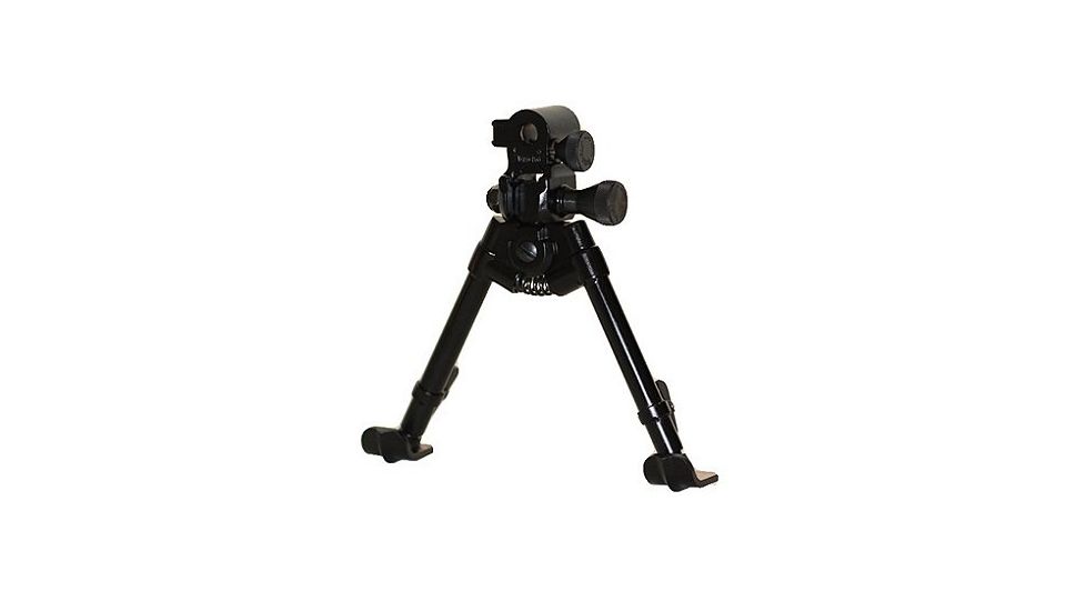 Versa-Pod Model 71 7-9in Prone Bipod w/Ski Feet And Universal Tactical Adaptor, Black, 150-071