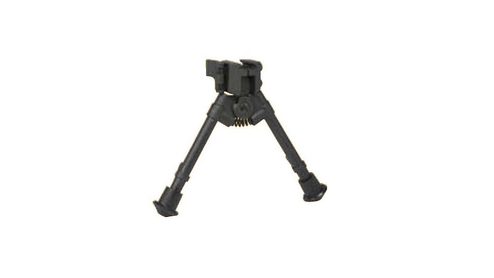 Versa-Pod Model 925 7-9in Lightweight Picatinny Rail Mounted Prone Bipod, Black, 150-925