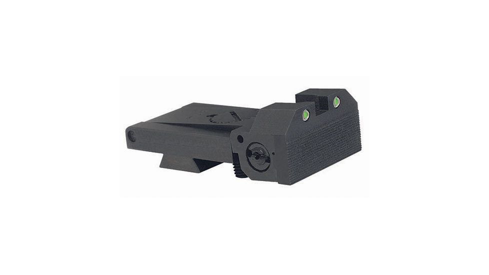 Kensight BoMar BMCS 1911 Sight with Beveled Blade, Tritium Adjustable, Black, 860-095