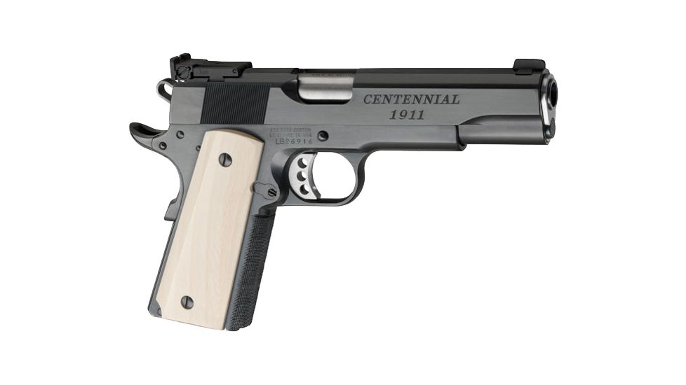 Kensight BoMar BMCS 1911 Sight with Beveled Blade, Arctic White Dot,, Black, 860-006