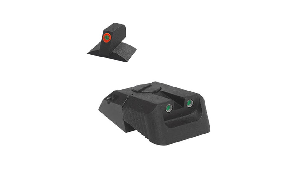 Kensight Recessed Blade DAS Adjustable Tritium Rear Night Sight, Orange, 980-626
