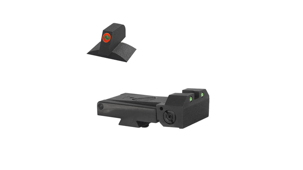 Kensight Kimber Adjustable Sight Set w/Rounded Blade, Orange, 980-263