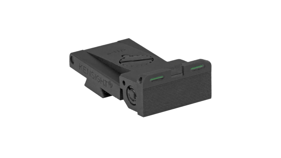 Kensight Bomar BMCS Tritium Bar-Dot-Bar Adjustable Rear Night Sight, Black, 860-028
