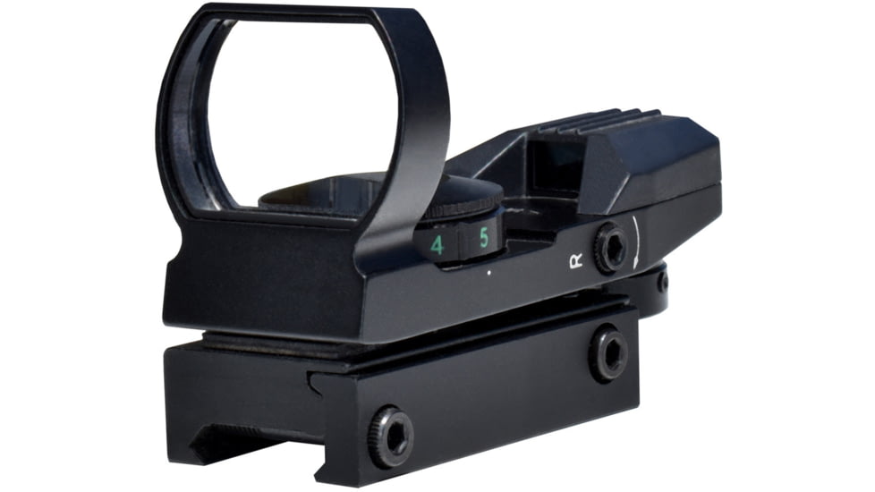 Kexuan Mini Reflex Sight, Red/Green Dot, 4 Reticle Styles, Picatinny Mount, Black, H0101