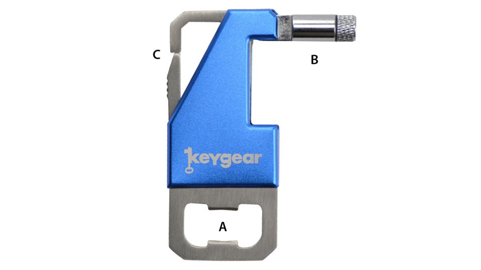KeyGear LED Multi-Tool 1.0,Blue 50-KEY0067-00