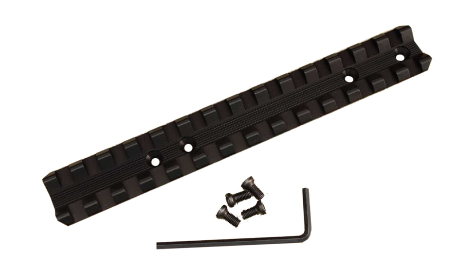 KIDD Innovative Design Scope Base For Ruger 10/22 Receiver, Black, 22PICRAIL-B