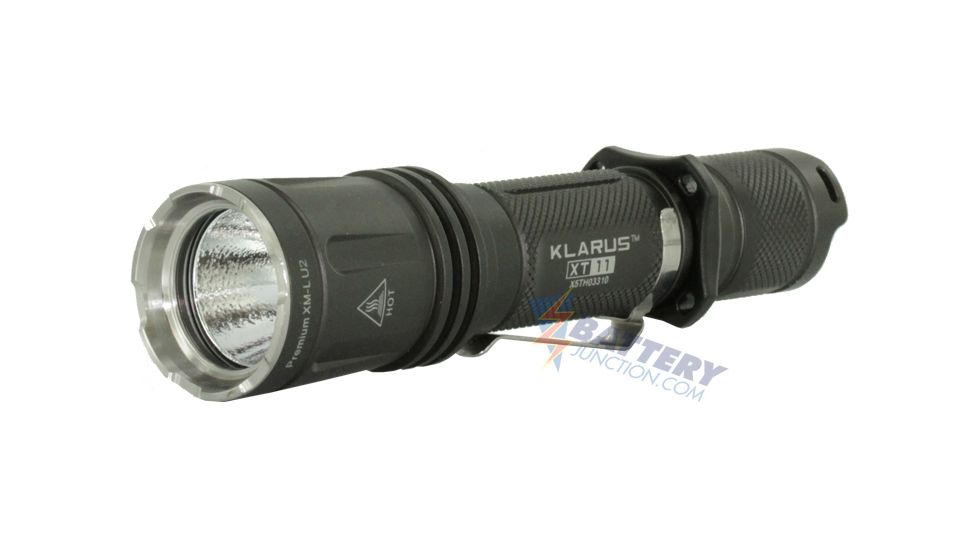 Klarus XT11 LED Flashlight with CREE XM-L U2 LED 600 Lumens - Military Grey Finish- Uses 2 x CR123A Batteries or 1 x 18650 or 2 x 16340 KLARUS-XT11