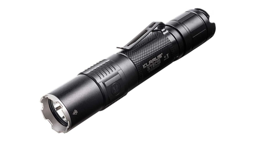 Klarus XT2CR Rechargeable Tactical Flashlight, CREE XHP35 HD E4, 1600 Lumens, 1 x 18650 Included, Black KLARUS-XT2CR
