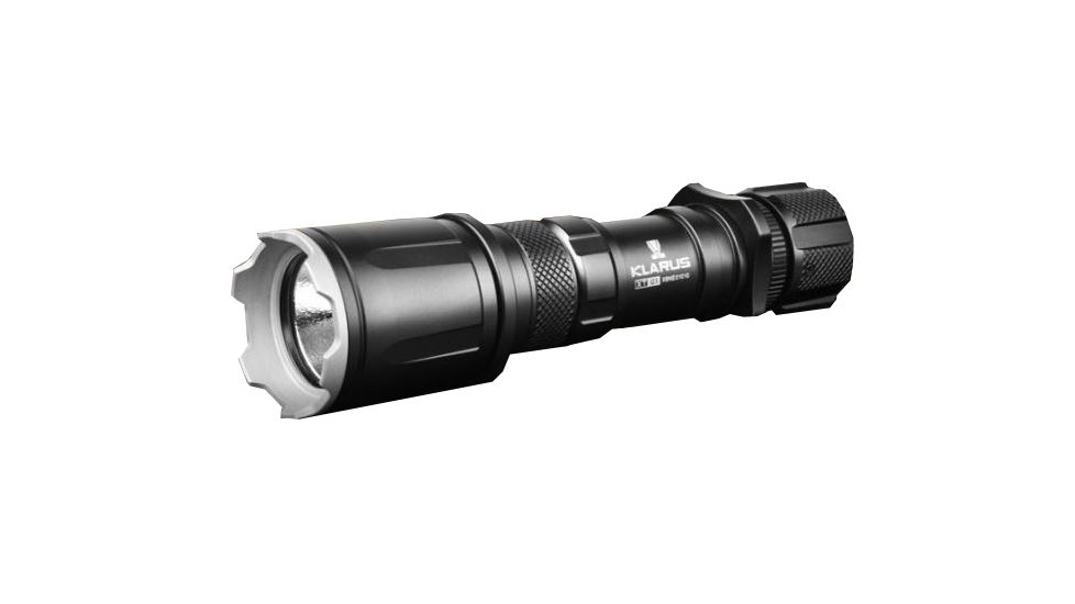 Klarus XTQ1 LED Flashlight Ultra-Quiet Tac. w/CREE LED, 800 Lumens, w/ 2xCR123A or 1x18650, XTQ1, Black KLARUS-XTQ1-XML2-U2