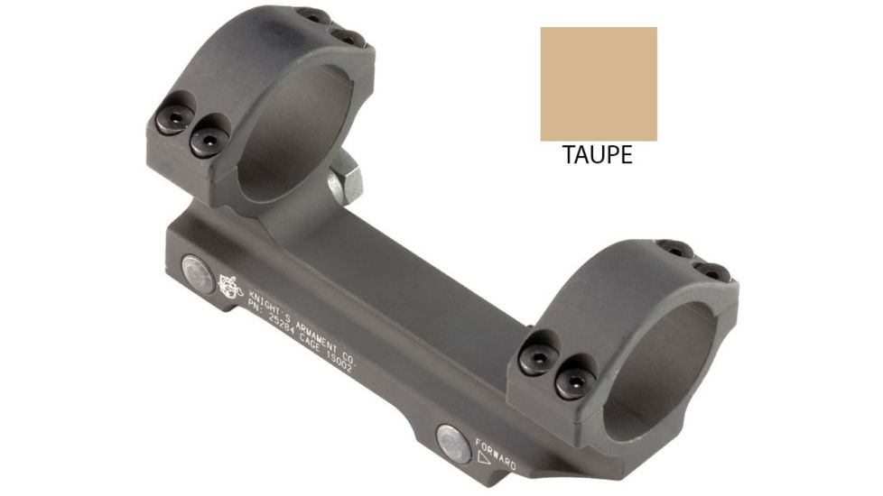 Knight's Armament Scope Mount Assembly, One Piece, 30mm, 1.5in Height, Taupe KM24755-TAU