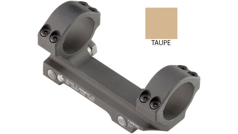 Knight's Armament Scope Mount Assembly, One Piece, 34mm, 1.5in Height, Taupe KM25284-TAU