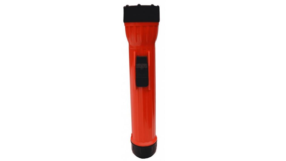 Koehler Bright Star WorkSAFE D-cell Waterproof Flashlight, Incandescent, Div 1, Orange, 14240