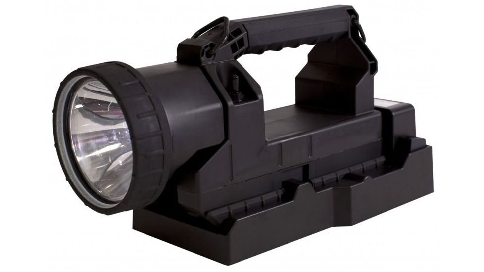 Koehler Bright Star Gen II Lighthawk LED 4-cell w/Charger Base &amp; 120V AC Plug Black Flashlight, 9.5 7611