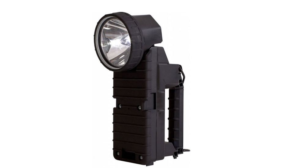 Koehler Bright Star Gen II Lighthawk LED 4-cell w/Charger Base &amp; 120V AC &amp; 12/24DC Plugs, Black Flashlight, 9.5 07611 UTIL