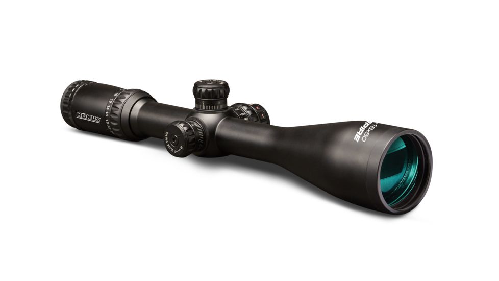 Konus 3-18x50mm Rifle Scope, 30mm, Engraved 550 Ballistic Reticle, Black, 7186