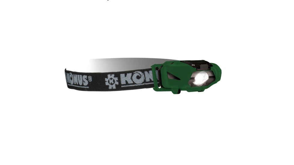 Konus Headlamp w/LED light, 60 Lumen, Green, 3926