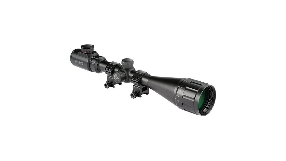 Konus Fighter 4-16x50mm 1in Tube Rifle Scope, Second Focal Plane, Illuminated Ballistic Reticle, Black, 7349