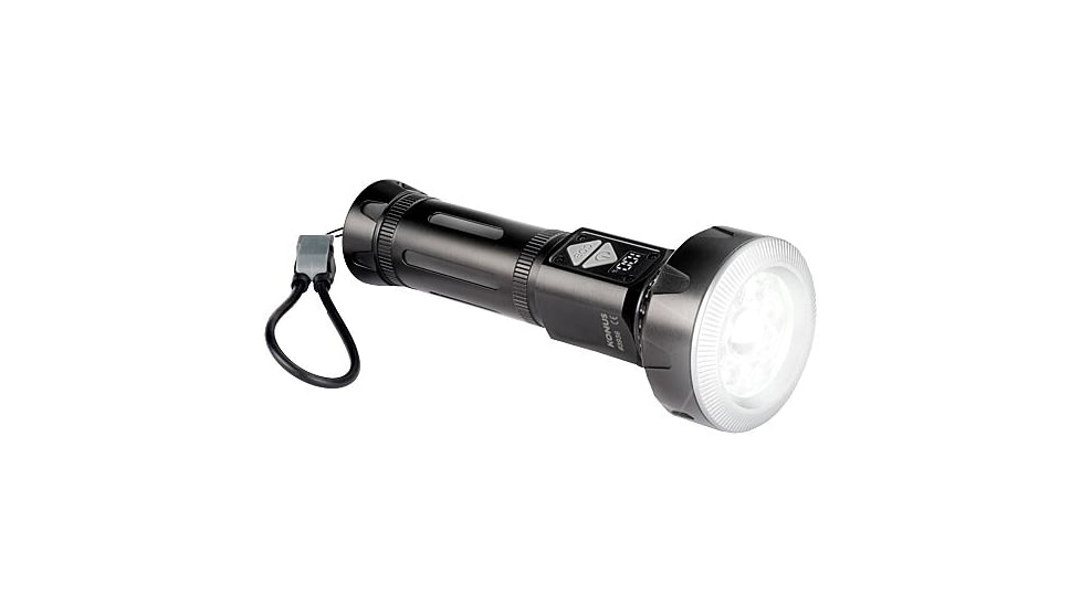 Konus Rechargeable 3000 Lumen Flashlight, Black, 3936