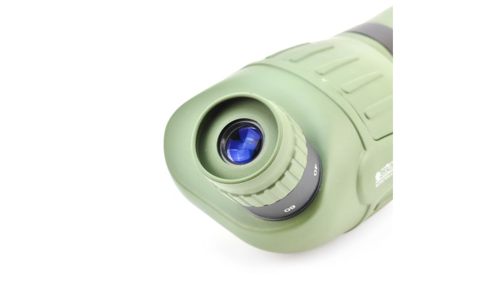 EDEMO Konus Konuspot 60C 20-60x60mm Spotting Scope with Tripod, Rubber, Green, 7125, EDEMO2