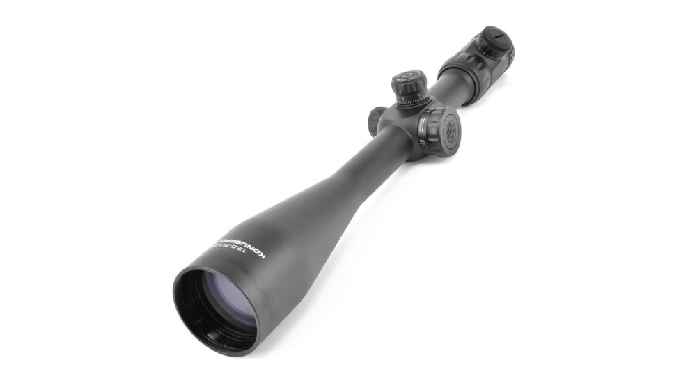 Konus PRO M30 12.5-50x56 30mm Waterproof Rifle Scope,Half-Mil Reticle,Black 7289