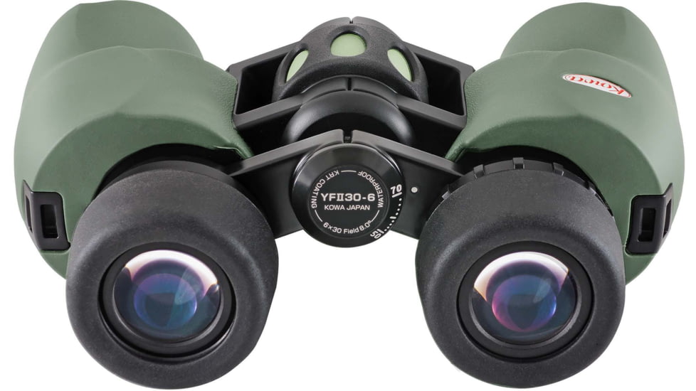 Kowa YF II Binocular, 6x Magnification, 30mm Lens, Porro System, Fully Multi-Coated, Green, YF II 30-6