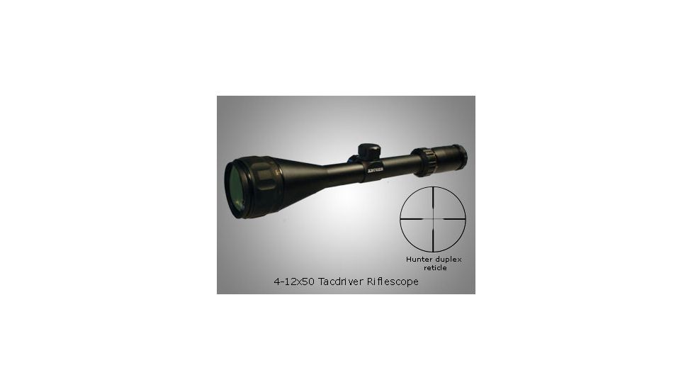 Kruger Optical K 3 4-12x50mm AO TacDriver Rifle Scope w/ Hunter's Plex Reticle 63332