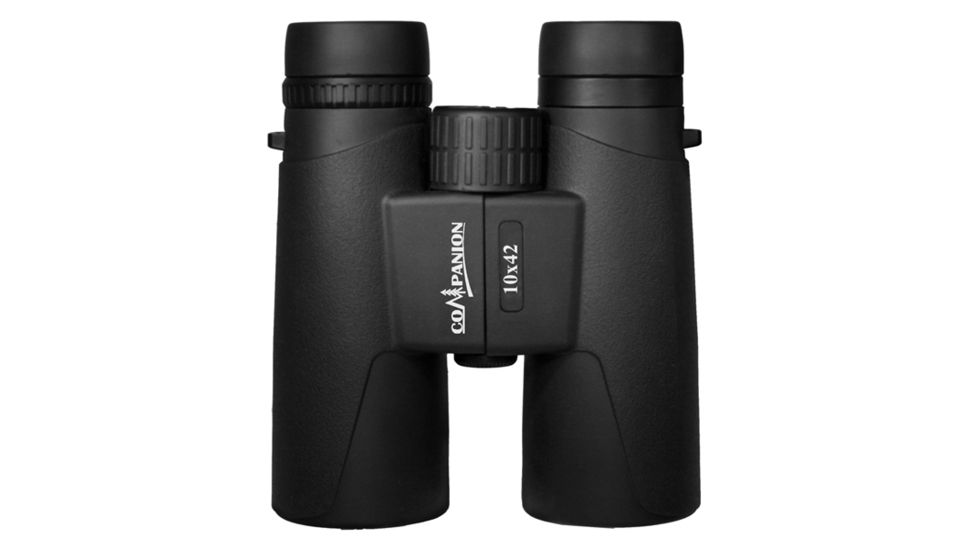 Kruger Optical Companion 10x42 Roof-full size Binocular, Black, 61326