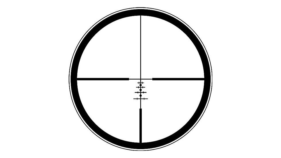 Kruger Optical KPS-6 4-20x50 Rifle Scope, Ballistic BDC STD reticule, Black, 63389