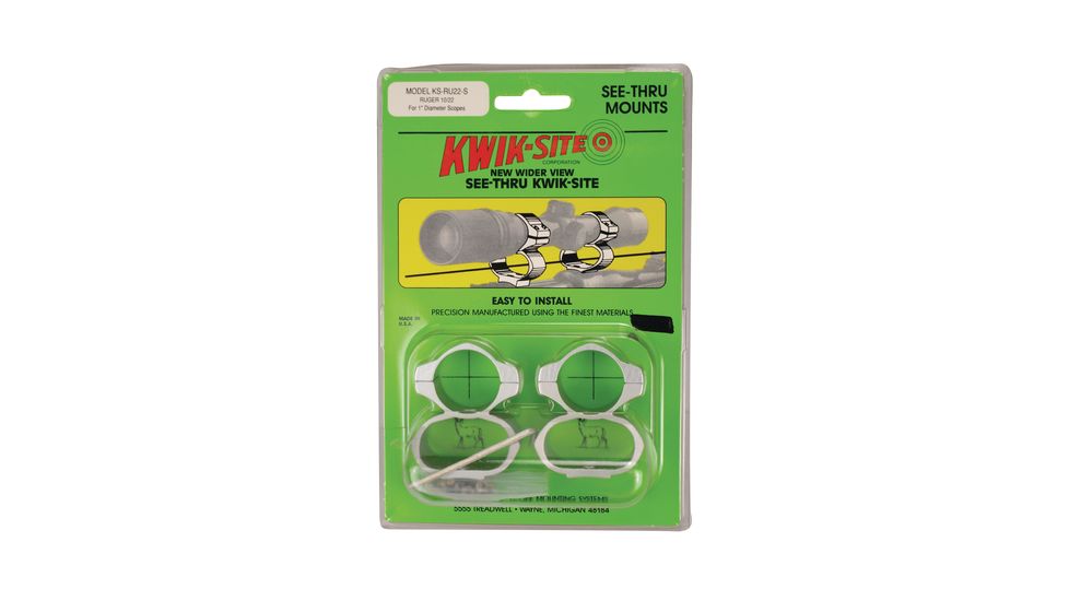 Kwik-Site See-Thru Mounts Ruger 10/22 SS
