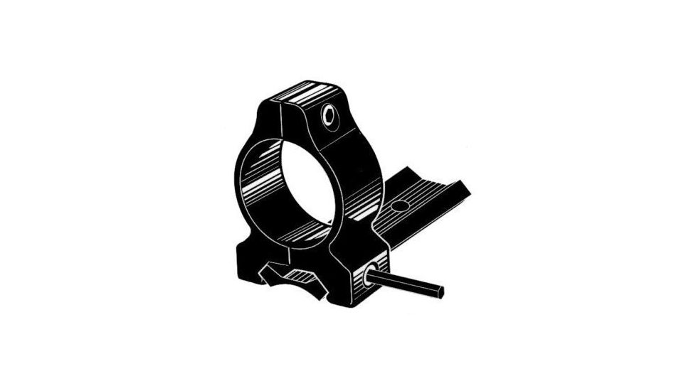 Kwik-Site Weaver Style Matte Black Dovetail Mount KST88M