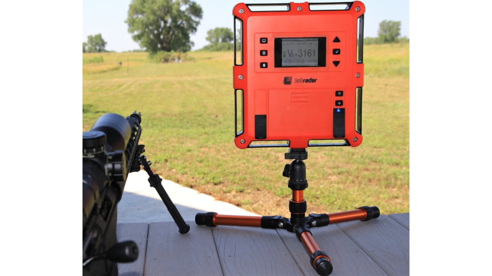 Labradar Bench and Tripod All Purpose Mount, Orange/Black, AP-BMT