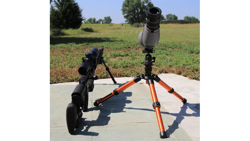 Labradar Bench and Tripod All Purpose Mount, Orange/Black, 4x4x9'', 047