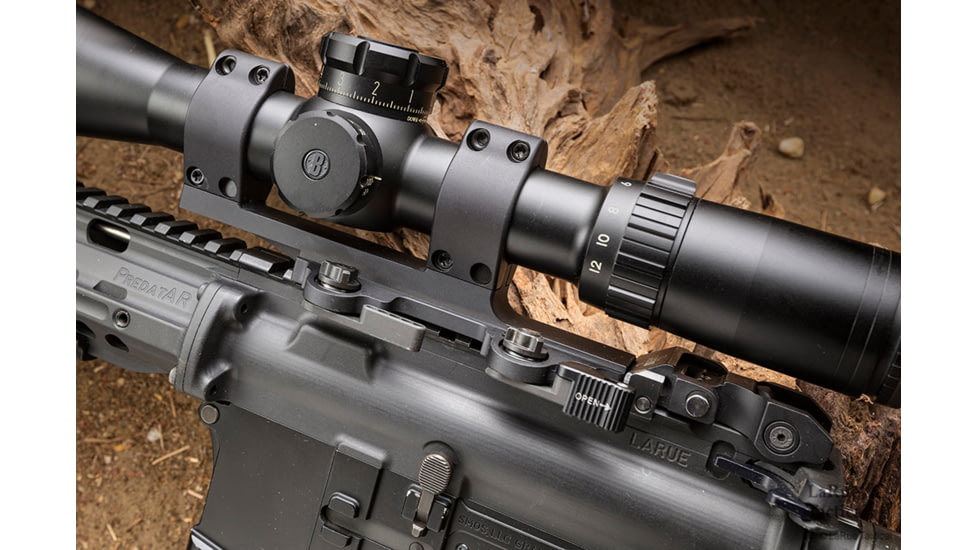 DEMO, LaRue Tactical C.A.N. Click Adjust Nut QD SPR Mount, 30mm, Black, LT204-30