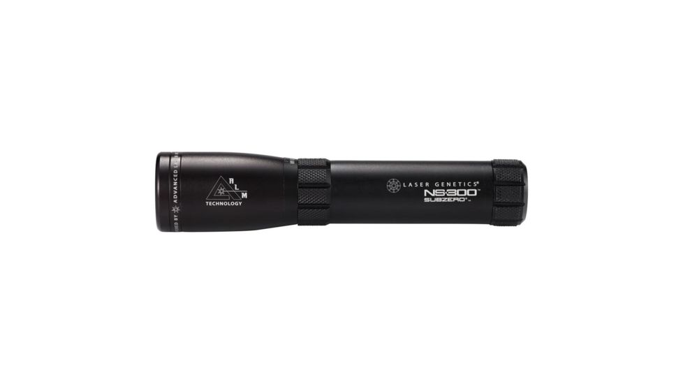 Laser Genetics NS300 Green Laser Designator with Scope Mount Sub-Zero, Black, LG-NS300-SZ