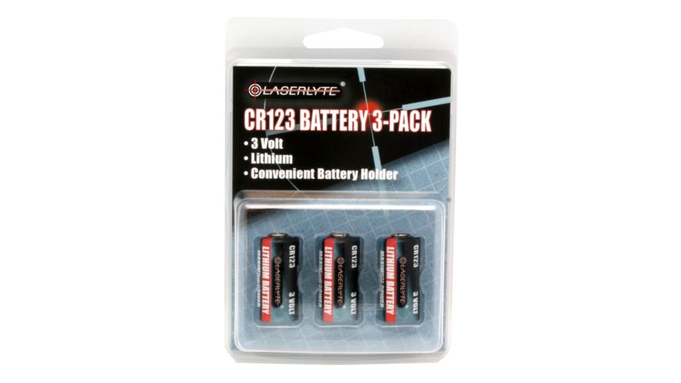 Laser Lyte Battery 3 Pack - CR123 Batteries BAT-CR123