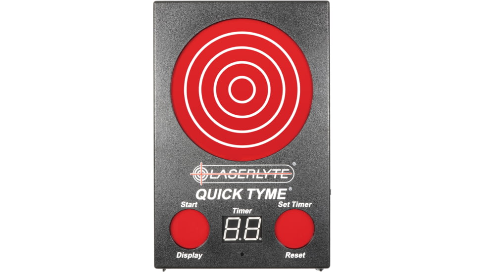 LaserLyte QuickTyme Target Compatible with Lasers, Red/Black, 9.5 x 6.5, 1231435