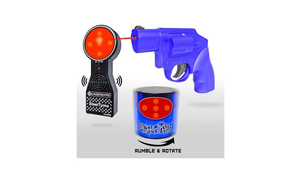 LaserLyte Rumble and Steel Tyme Laser Training Target Kit TLB-RSK