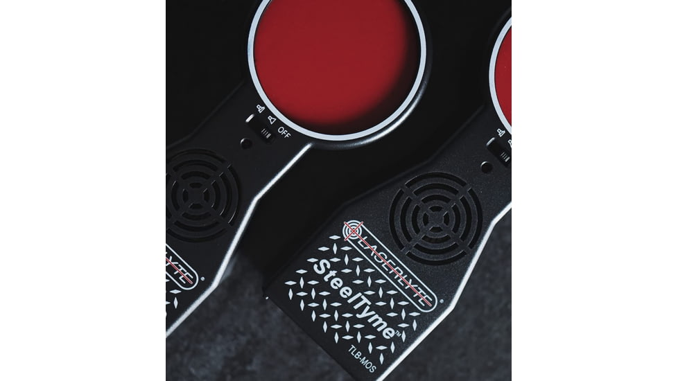 EDEMO LaserLyte Steel Tyme Trainer Target, AAA Batery, High-Impact ABS Polymer, Stainless, TLB-MOS, EDEMO4