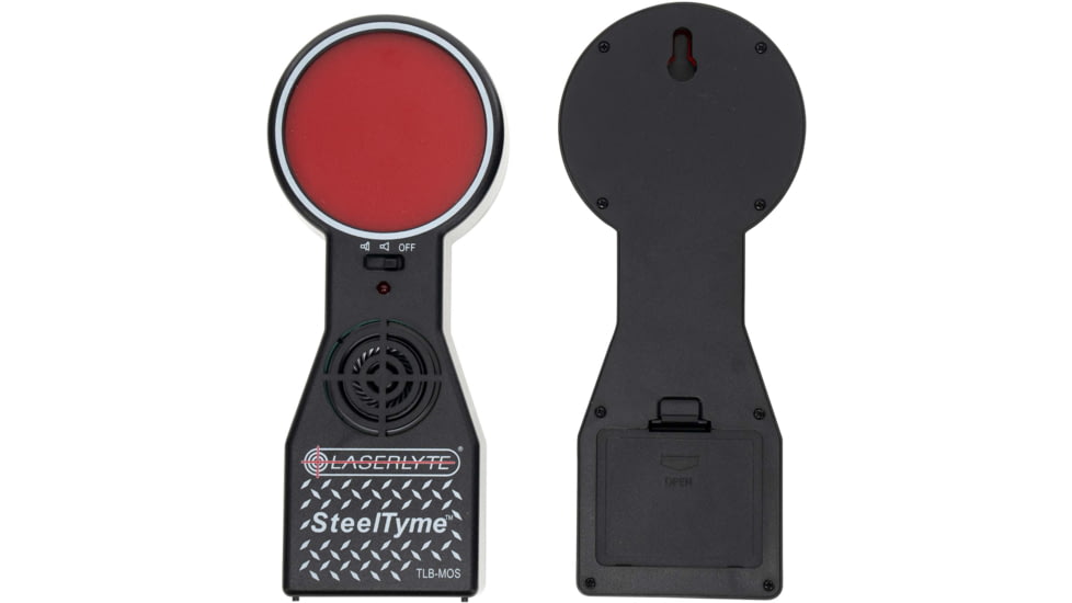 LaserLyte SteelTyme Laser Training Target 2 Pack, Compatible with Training Lasers, Red/Black, 1231433