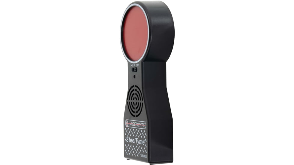 LaserLyte SteelTyme Laser Training Target 2 Pack, Compatible with Training Lasers, Red/Black, 1231433